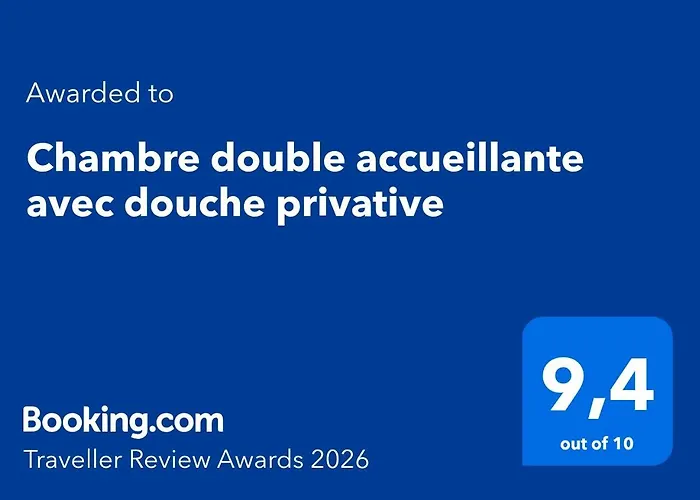 Double Accueillante Avec Douche Privative * 埃居里